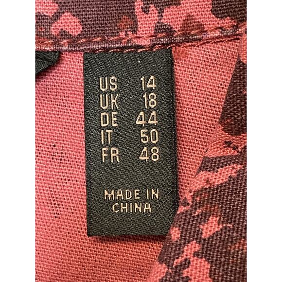 G.I.L.I. Blazer Womens 14 Pink Snakeskin One Button Stretch Animal Print - Picture 7 of 10